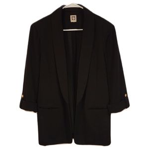 Anne Klein Black Relaxed Blazer